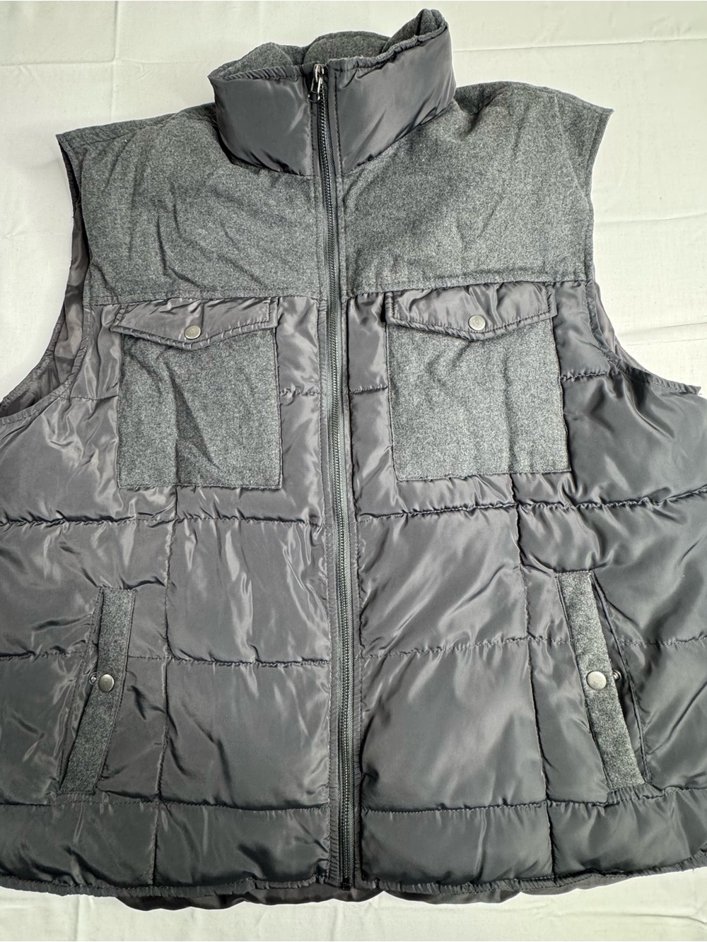 Goodfellow & Co Gray Quilted Puffer Vest